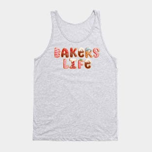 Bakers Life Cookie Art Tank Top